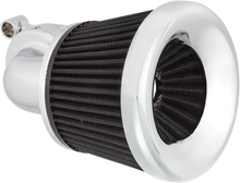 Load image into Gallery viewer, Arlen Ness Velocity 90° Air Cleaner Kit - Chrome 600-031 - Main Product View