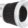 Load image into Gallery viewer, Arlen Ness Velocity 90° Air Cleaner Kit - Chrome 600-035 - Main Product View