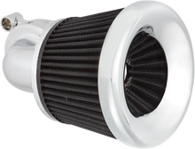 Load image into Gallery viewer, Arlen Ness Velocity 90° Air Cleaner Kit - Chrome 600-035 - Main Product View