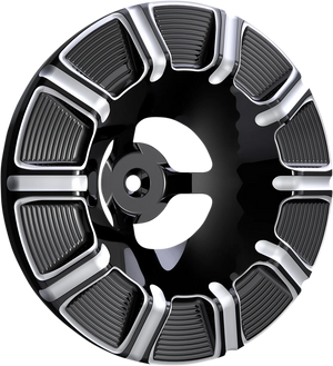 Arlen Ness Velocity Air Cleaner Cover - 10-Gauge - Black 601-000