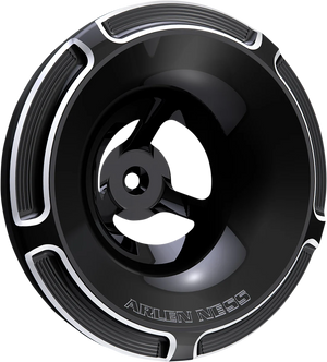 Arlen Ness Velocity Air Cleaner Cover - Beveled - Black 601-002 - Main Product View