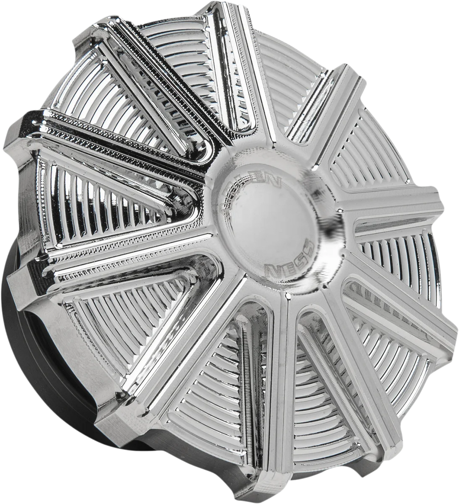 Arlen Ness Vented Gas Cap - 10 Gauge - Chrome 701-001 - Main Product View