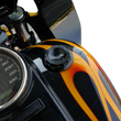 Load image into Gallery viewer, Arlen Ness Vented Gas Cap - 12 Point - Black 701-010 - Side View