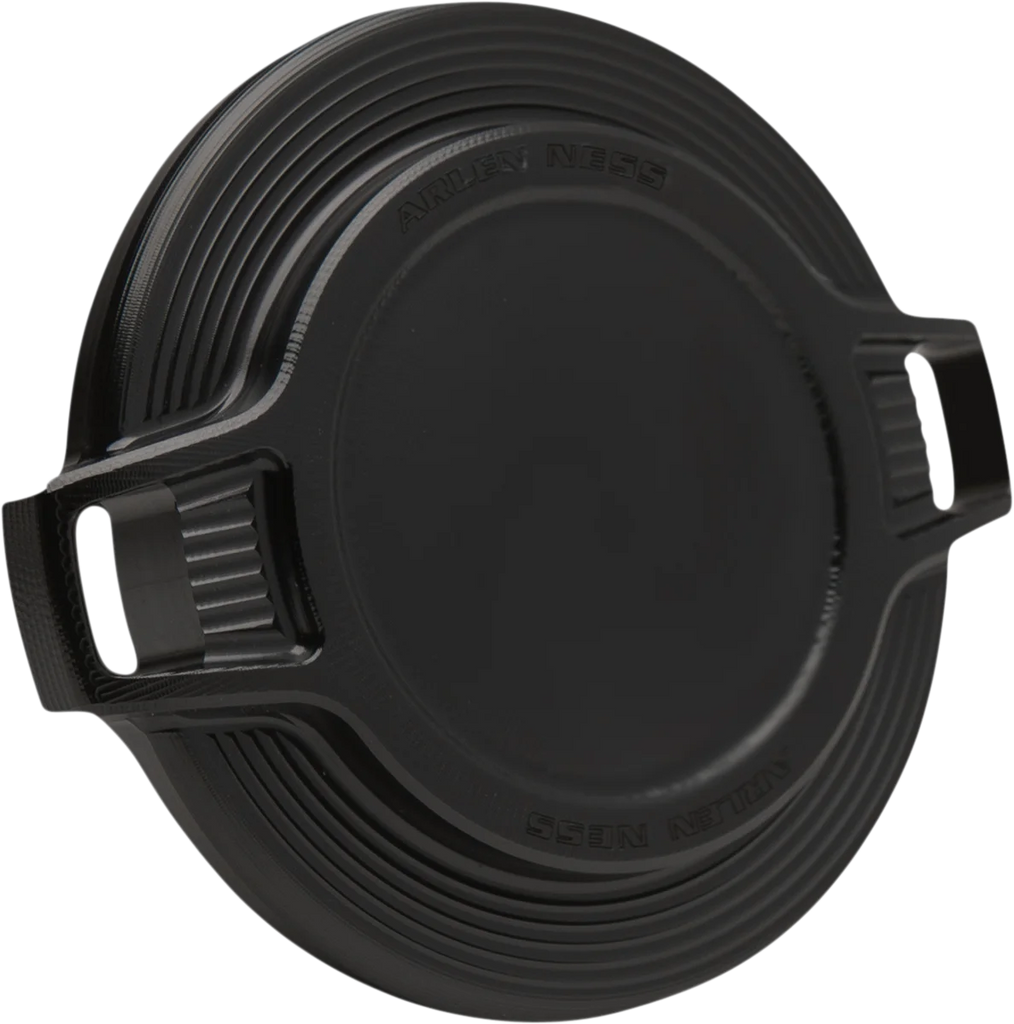 Arlen Ness Vented Gas Cap - Bar - Black 701-008 - Main Product View