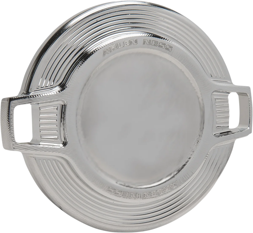 Arlen Ness Vented Gas Cap - Bar - Chrome 701-009 - Main Product View