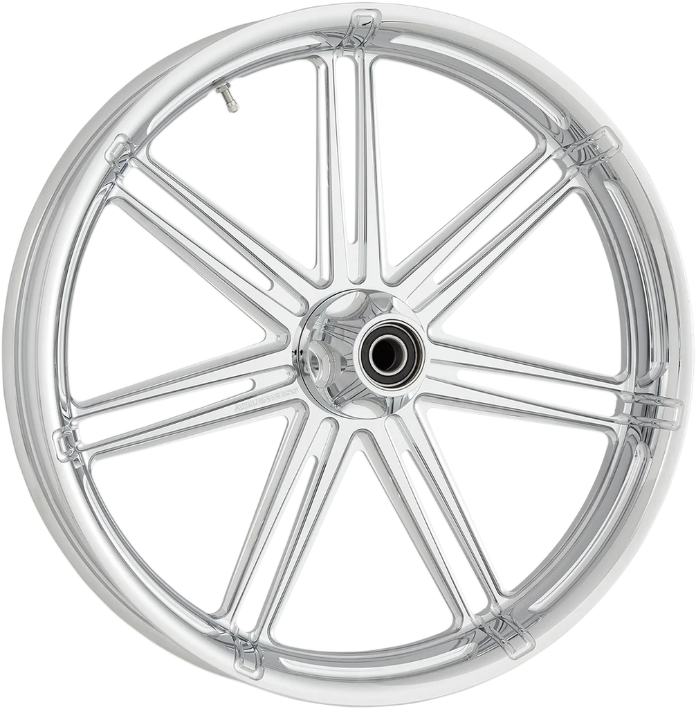 Arlen Ness Wheel - 7-Valve - Rear - Single Disc/With ABS - Chrome - 18x5.5 10302-203-6501 - Side View