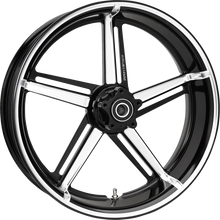 Load image into Gallery viewer, Arlen Ness Wheel - Factory 24 - Front - Black/Contrast Cut - 21x3.5 71-422 - Main Product View