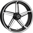 Load image into Gallery viewer, Arlen Ness Wheel - Factory 24 - Front/Rear - Black/Contrast Cut - 19x3.25 71-421 - Main Product View