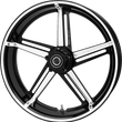 Load image into Gallery viewer, Arlen Ness Wheel - Factory 24 - Front/Rear - Black/Contrast Cut - 19x3.25 71-421 - Detail View