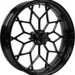 Load image into Gallery viewer, Arlen Ness Wheel - Fat Factory - Forged - Front - Black - 21x5.5 91.651 - Main Product View