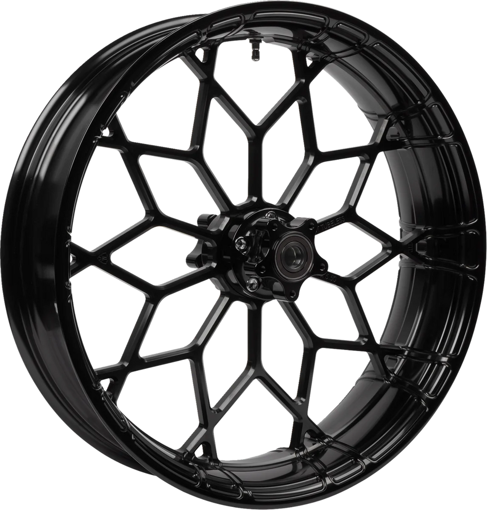 Arlen Ness Wheel - Fat Factory - Forged - Front - Black - 21x5.5 91.651 - Main Product View