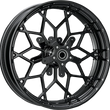 Load image into Gallery viewer, Arlen Ness Wheel - Fat Factory - Forged - Front - Dual Disc - Black - 18x5.5 91-650