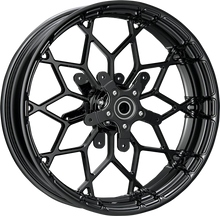 Load image into Gallery viewer, Arlen Ness Wheel - Fat Factory - Forged - Front - Dual Disc - Black - 18x5.5 91-650