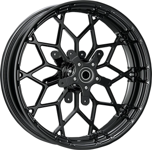 Arlen Ness Wheel - Fat Factory - Forged - Front - Dual Disc - Black - 18x5.5 91-650