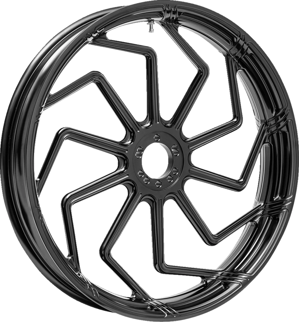 Arlen Ness Wheel - Kickback - 10 Spoke - Forged - Black - 21x3.5 71-506