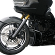Load image into Gallery viewer, Arlen Ness Wheel with Hub/Adapter - Factory 24 - Front - Black/Contrast Cut - 18x5.5 91-652 - Side View