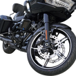 Load image into Gallery viewer, Arlen Ness Wheel with Hub/Adapter - Factory 24 - Front - Black/Contrast Cut - 21x3.5 91-654 - Side View
