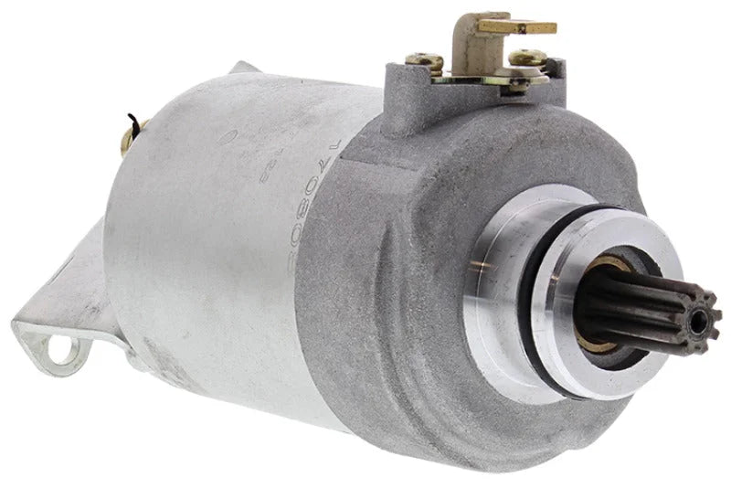 Arrowhead 85-88 Kawasaki KLF185 Bayou Starter Motor - Side View