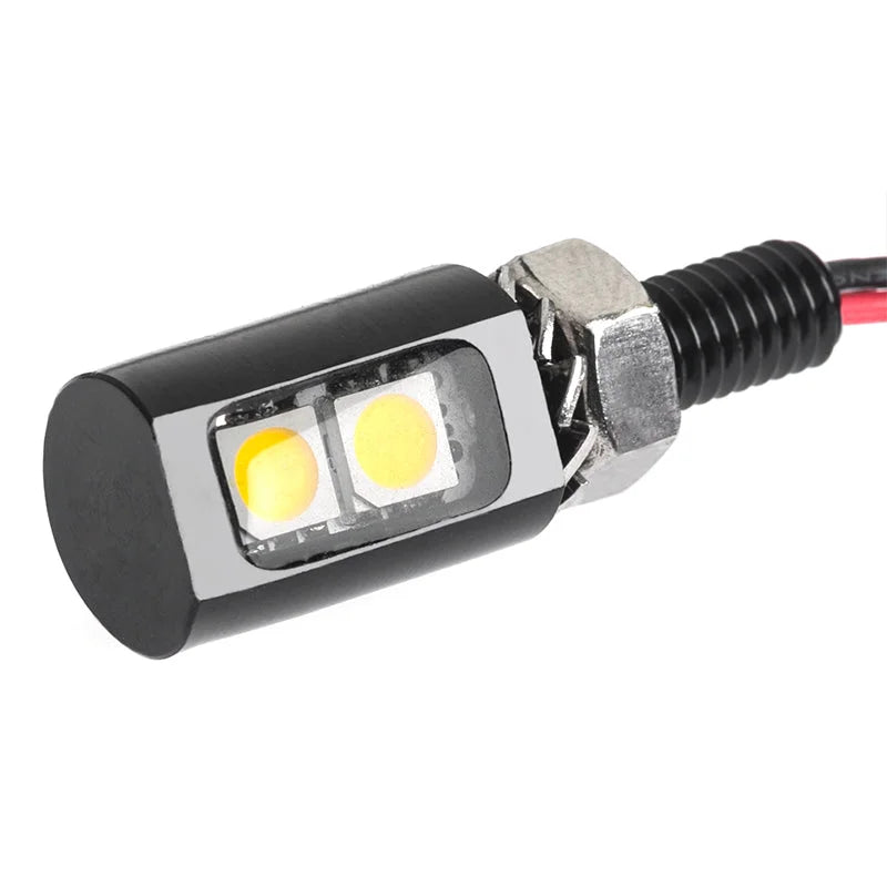 Artec Industries Mini Led License Plate Bolt - Stud Mount - Cool White w/ Black Housing (1 Light)