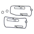 Load image into Gallery viewer, Athena 04-06 KTM SMC 625 Dual Spray Venturi Jet KEIHIN FCR-MX Carburetor Gasket Kit