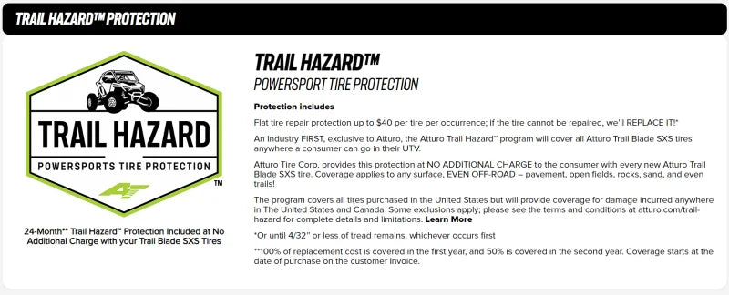 Atturo Trail Blade X/T SxS Tire - 28X10R14 70N - Main Product View