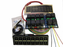 Load image into Gallery viewer, Auto Rod Controls 8 Switch In-Dash Control Module  Black Faceplate 8001D