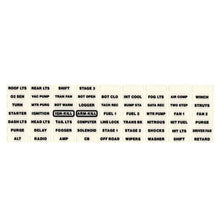 Load image into Gallery viewer, Auto Rod Controls Label Set - Electronic Flat Touch Model LB1