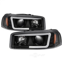 Load image into Gallery viewer, Auto Signature) Projector Headlights Version 2 Light Bar DRL Black 5084521 fits 1999-2007 GMC Sierra 1500 / 1999-2006 GMC ...