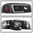 Load image into Gallery viewer, Auto Signature) Projector Headlights Version 2 Light Bar DRL Black 5084521 fits 1999-2007 GMC Sierra 1500 / 1999-2006 GMC ...
