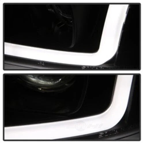 Auto Signature) Projector Headlights Version 2 Light Bar DRL Black 5084521 fits 1999-2007 GMC Sierra 1500 / 1999-2006 GMC ...