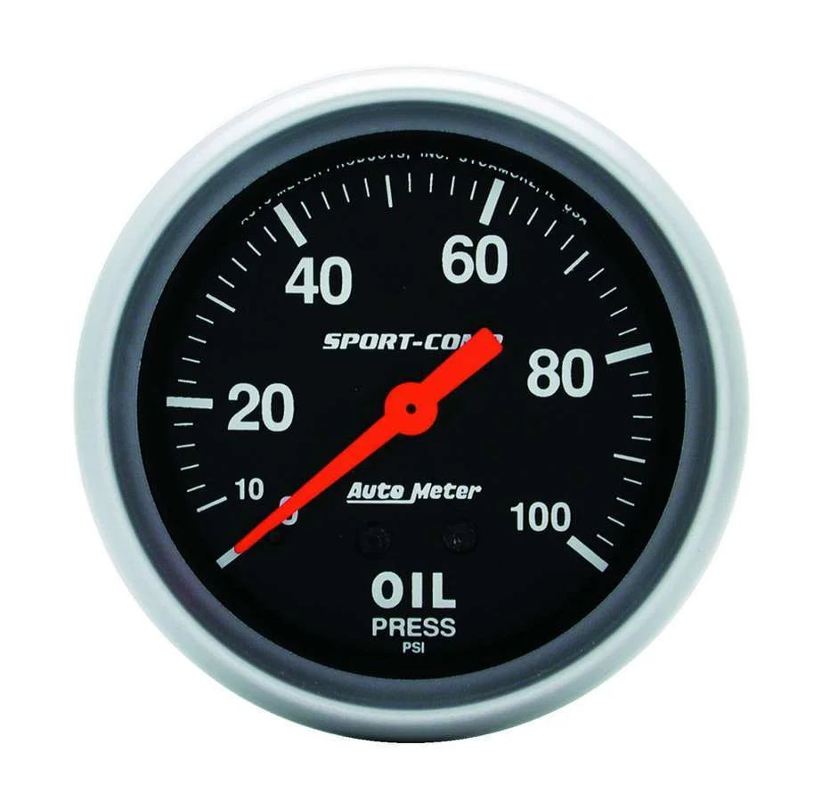 AutoMeter 0-100 Oil Pressure Gauge 3421