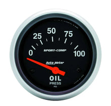 Load image into Gallery viewer, AutoMeter 0-100 Oil Pressure Gauge 3522