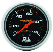 Load image into Gallery viewer, AutoMeter 0-100 Oil Pressure Gauge 5421