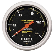 Load image into Gallery viewer, AutoMeter 0-15 Fuel Pressure Gauge