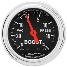 Load image into Gallery viewer, AutoMeter 0-20/0-30 Turbo Boost 2401