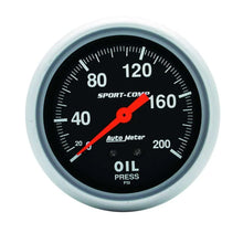 Load image into Gallery viewer, AutoMeter 0-200 Oil Pressure Gauge 3422