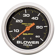 Load image into Gallery viewer, AutoMeter 0-60 Blower Pressure 5402