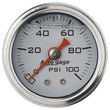 Load image into Gallery viewer, AutoMeter 1-1/2in Pressure Gauge 0-100psi- White 2177