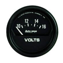 Load image into Gallery viewer, AutoMeter 10-16 Voltmeter Autogage 2319