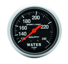 Load image into Gallery viewer, AutoMeter 120-240 Water Temp Gauge 3432