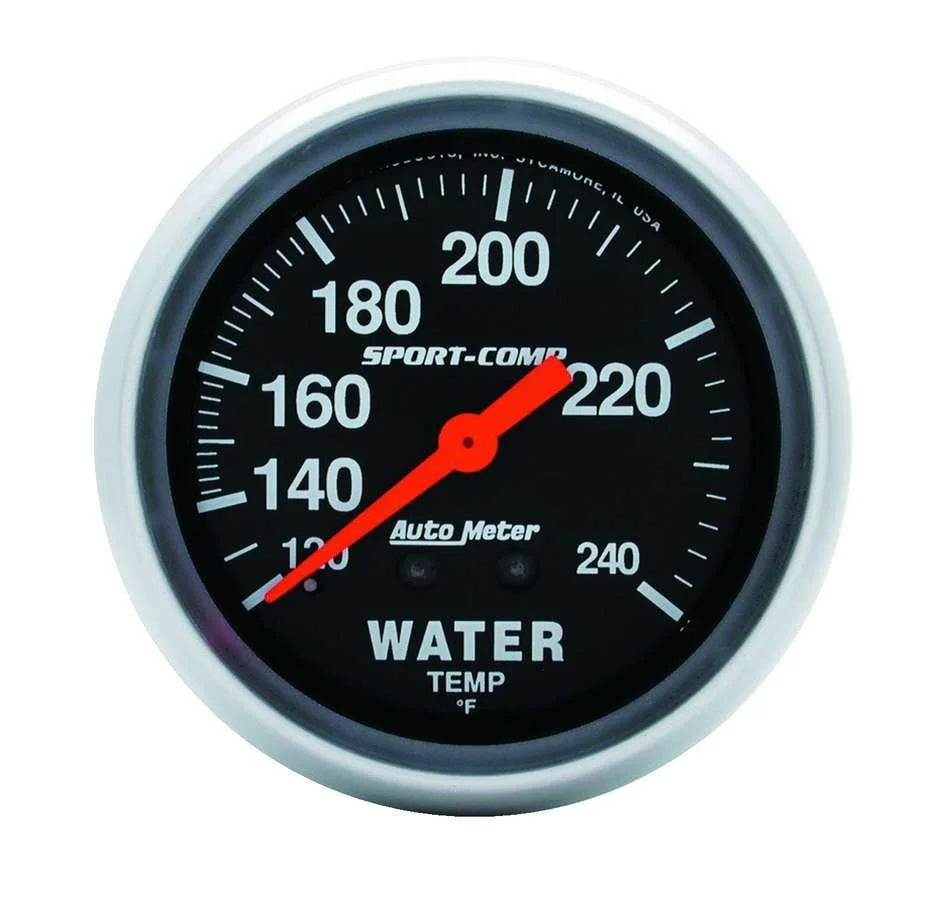 AutoMeter 120-240 Water Temp Gauge 3433