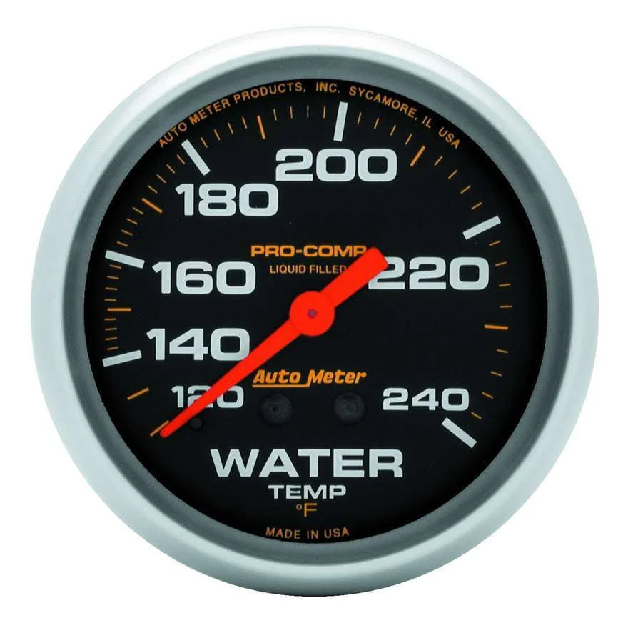 AutoMeter 120-240 Water Temperature Gauge 12' Long