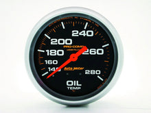 Load image into Gallery viewer, AutoMeter 140-280 Oil Temp Gauge with 12ft Capillary Tube 5443