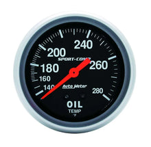 Load image into Gallery viewer, AutoMeter 140-280 Oil Temperature Gauge