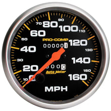 Load image into Gallery viewer, AutoMeter 160 Mph Mech Speedo 5in 5154