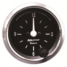 Load image into Gallery viewer, AutoMeter 2-1/16 12-Volt Electric Clock - Black