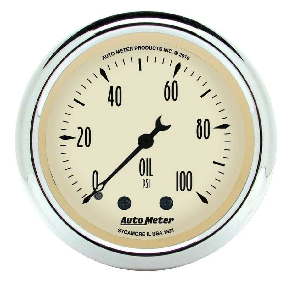 AutoMeter 2-1/16 A/B Oil Pressure Gauge 0-100 PSI 1821