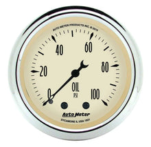 Load image into Gallery viewer, AutoMeter 2-1/16 A/B Oil Pressure Gauge 0-100 PSI 1821