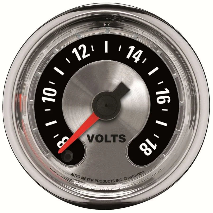 AutoMeter 2-1/16 A/M Voltmeter Gauge 8-18 1282