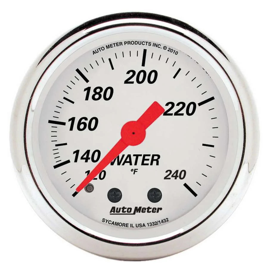 AutoMeter 2-1/16 A/W Water Temperature Gauge 120-240 Degrees